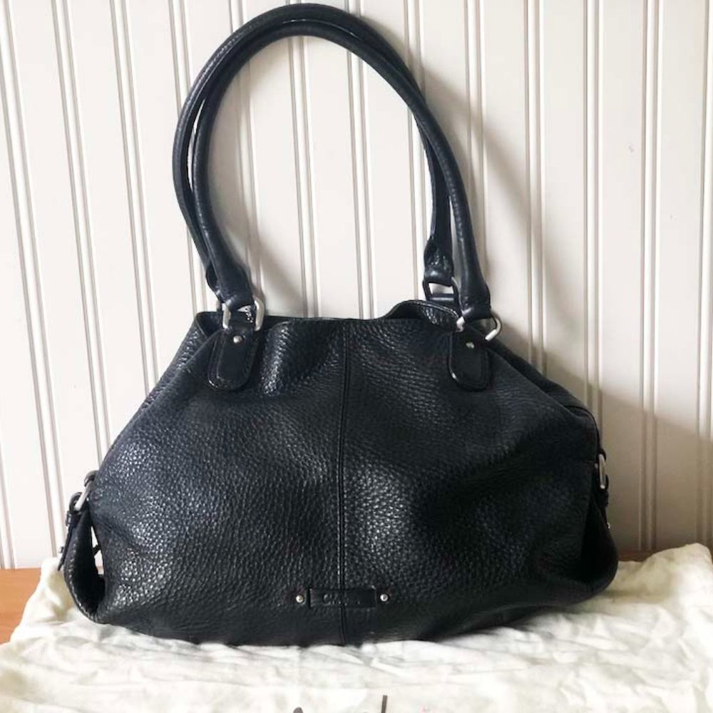 COLE HAAN PEBBLE LEATHER SHOULDER BAG